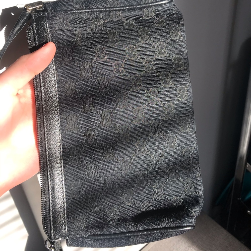 Gucci Pochette / Wristlet - black with monogram - Picture 3 of 6